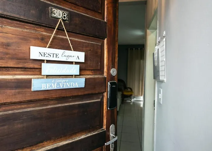 Cantinho Do Mar - Tupi - 15 Metros Da Praia - 1 Dormitorio Com Varanda - Wi Fi E Acomoda Ate 5 Pessoas - Estacionamento Gratuito